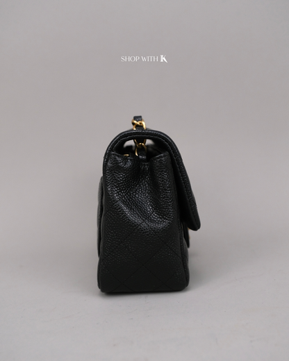 Chanel Mini Square Flap Black GHW
