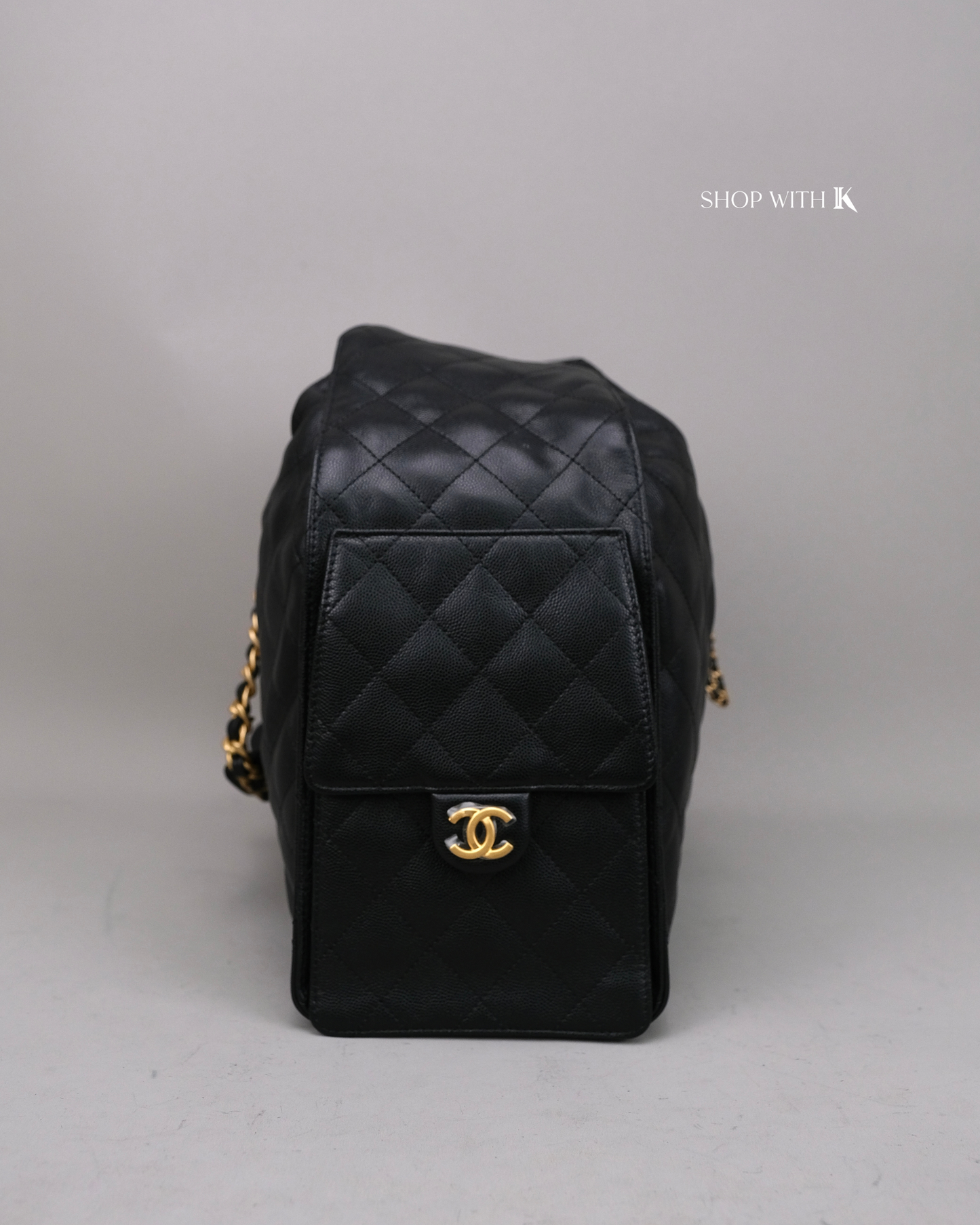 Chanel 25 Large Black