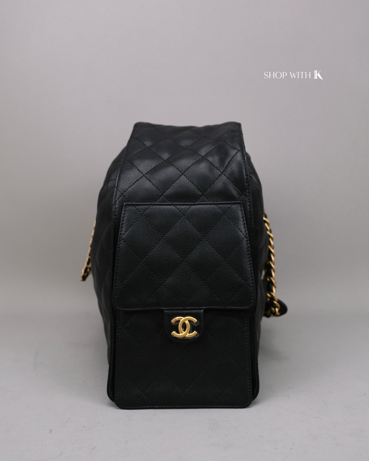 Chanel 25 Large Black