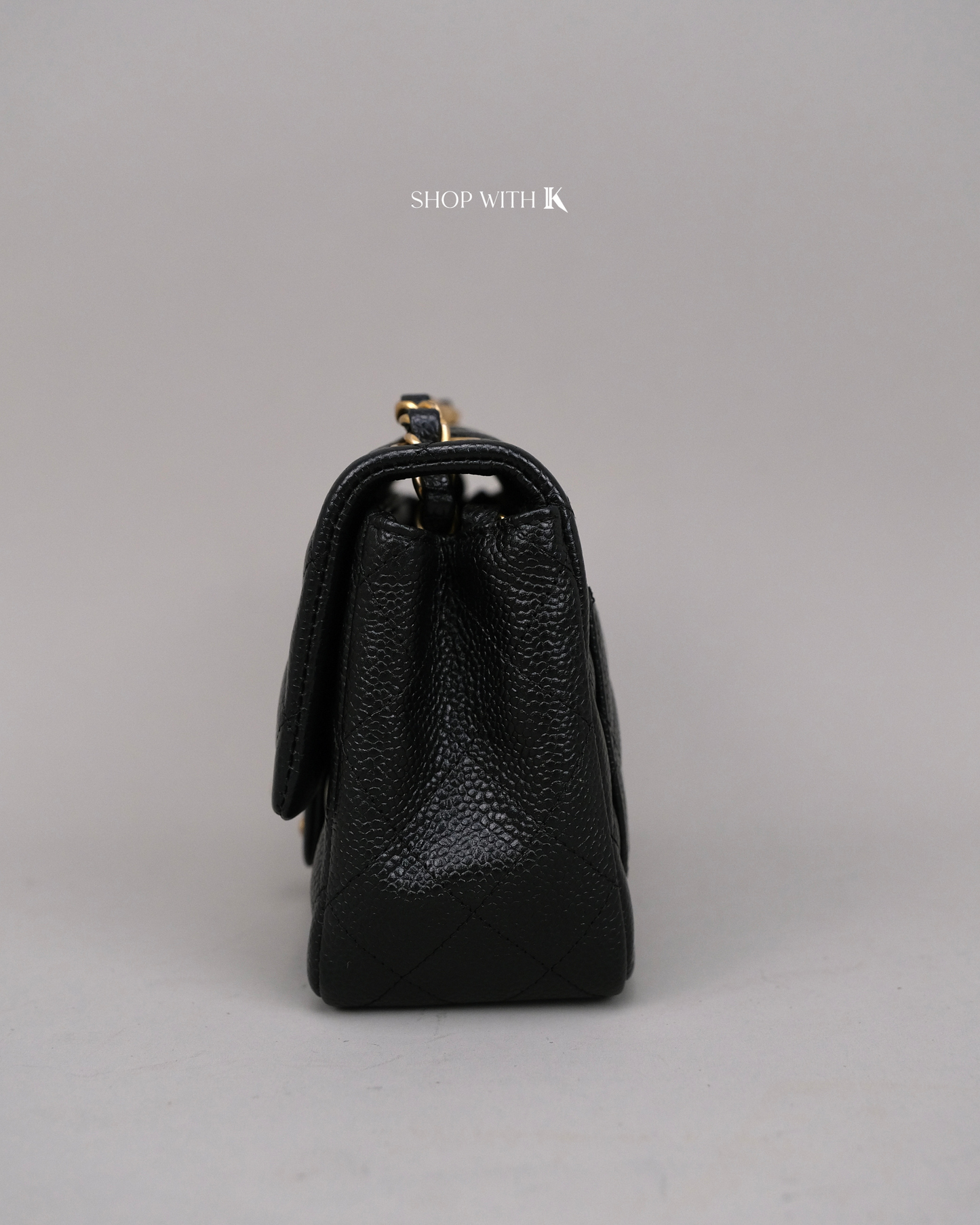 Chanel Mini Square Flap Black GHW