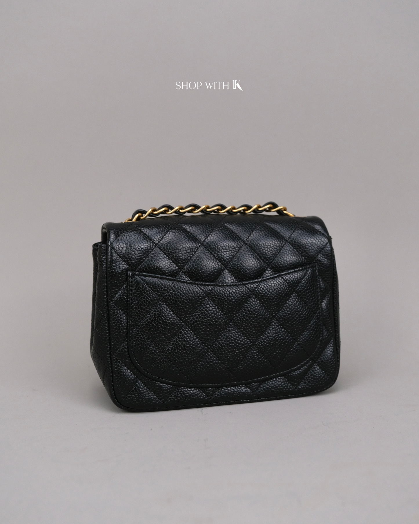 Chanel Mini Square Flap Black GHW