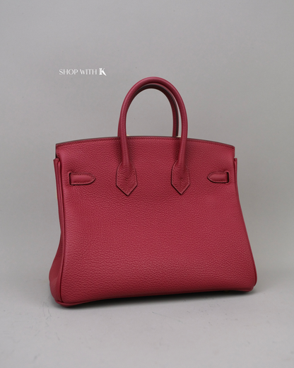 Hermes Birkin 25 Rubis GHW