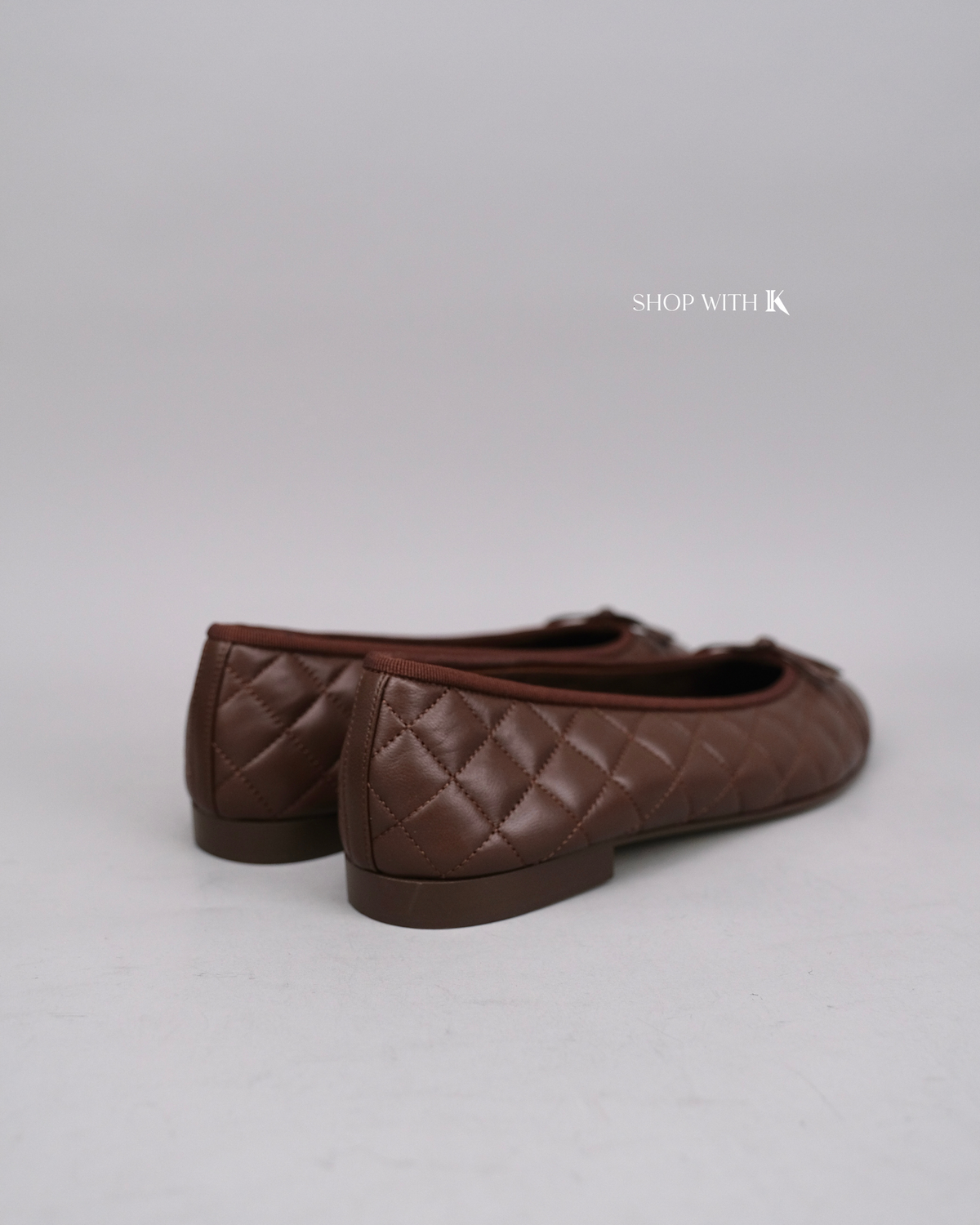 Chanel Ballet Flats Dark Brown