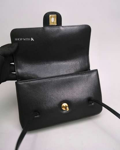 Chanel Preppy Small Black GHW