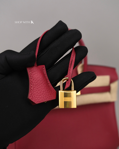 Hermes Birkin 25 Rubis GHW