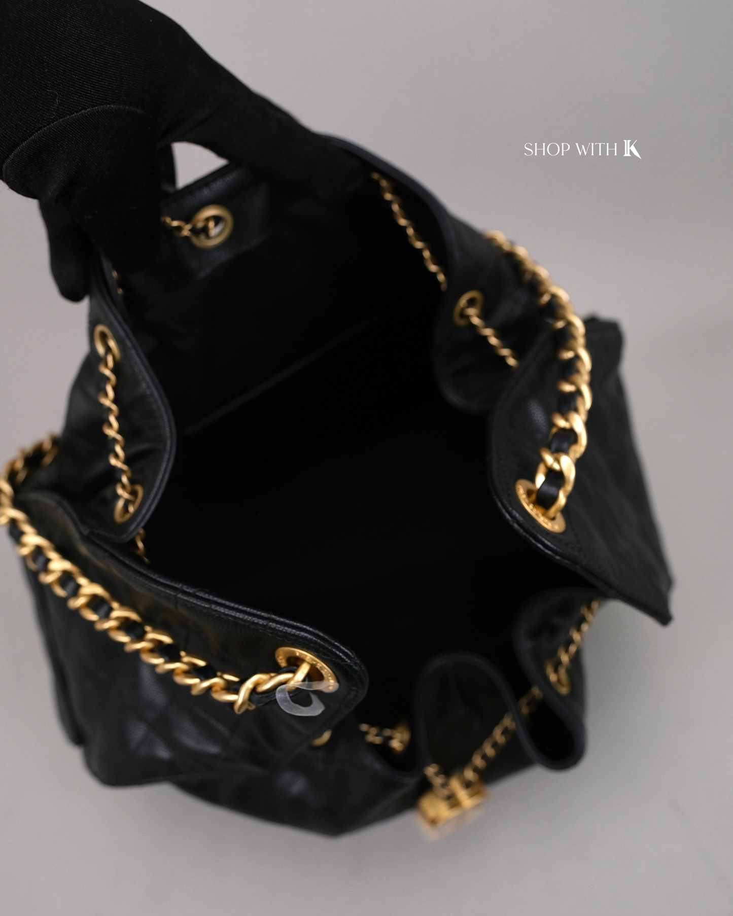 Chanel 25 Large Black