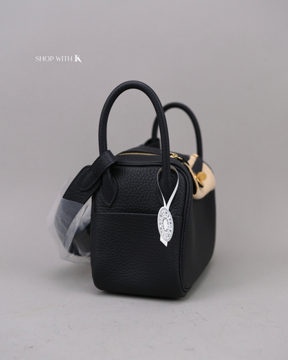 Hermes Mini Lindy Caban GHW