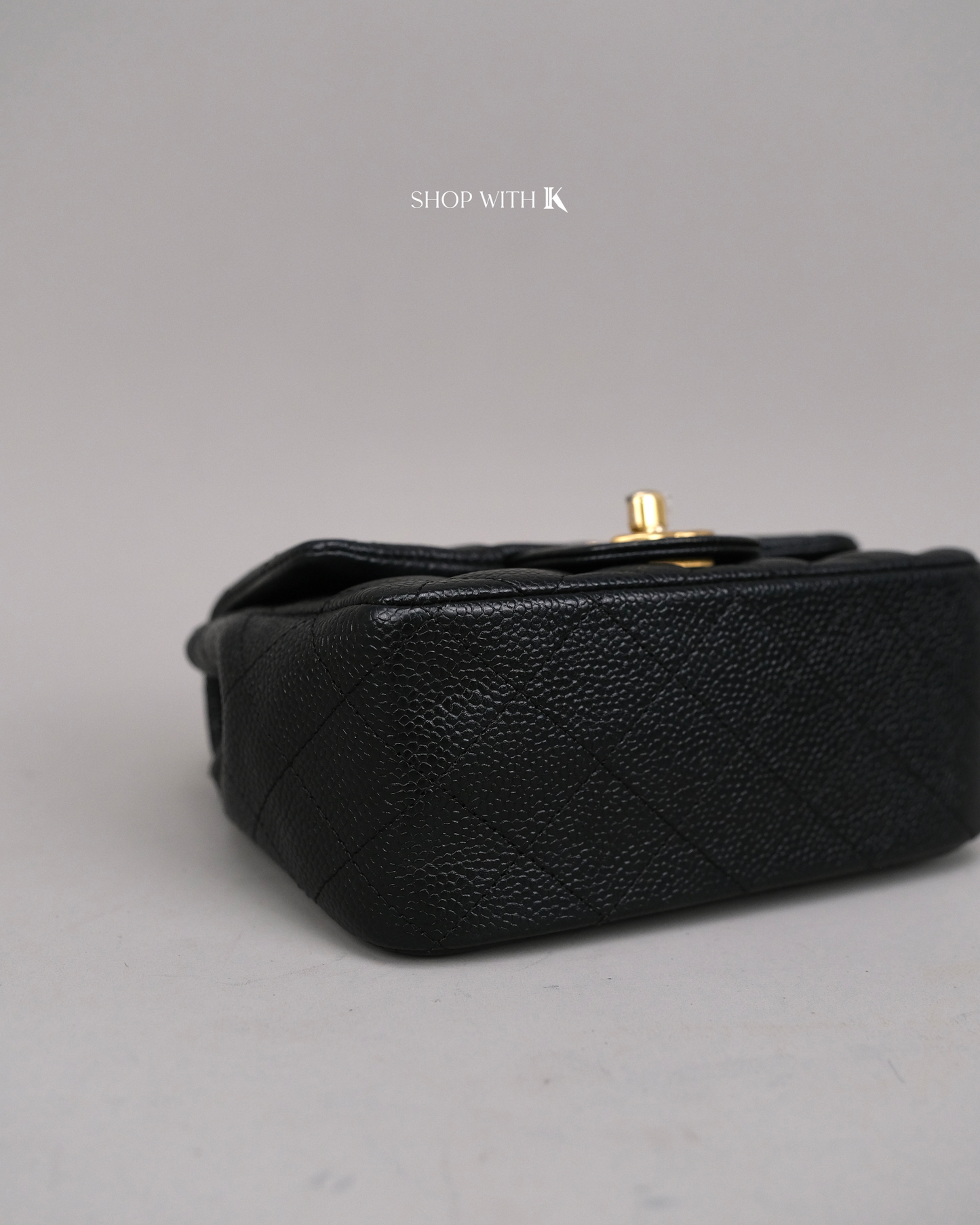 Chanel Mini Square Flap Black GHW