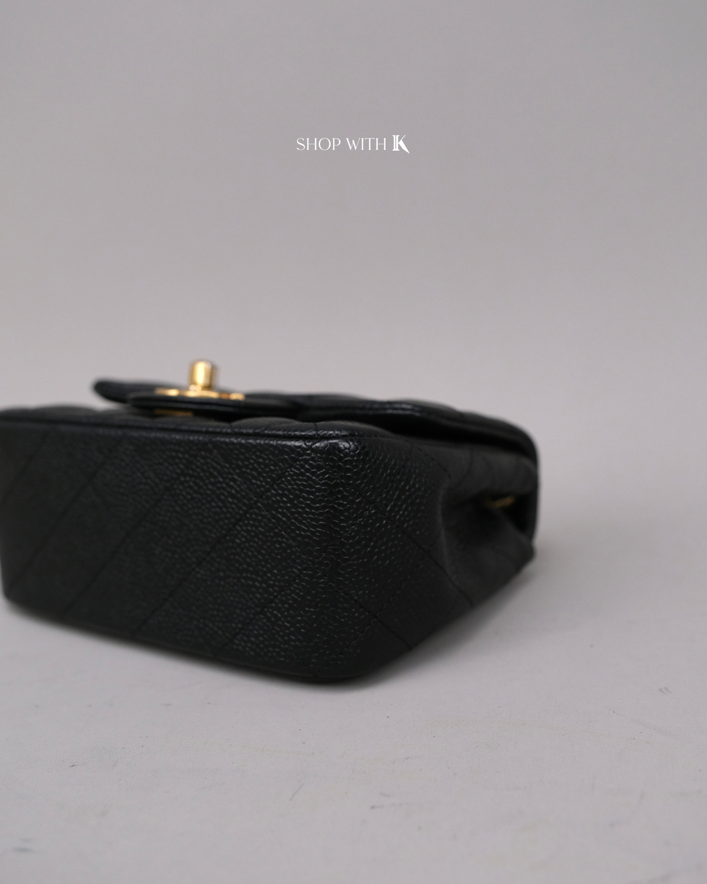 Chanel Mini Square Flap Black GHW