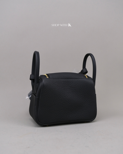 Hermes Mini Lindy Caban GHW