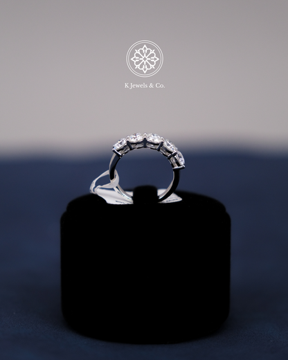 Half Eternity Round Diamond Ring