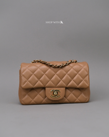Chanel Mini Rectangle Tan CGHW