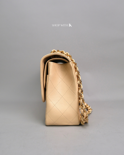 Chanel Classic Jumbo Flap Beige GHW