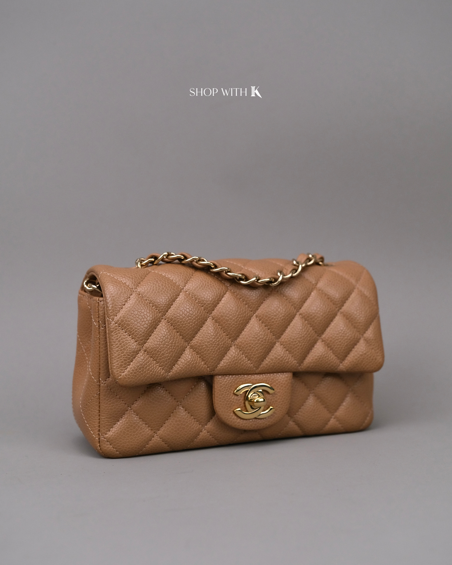Chanel Mini Rectangle Tan CGHW