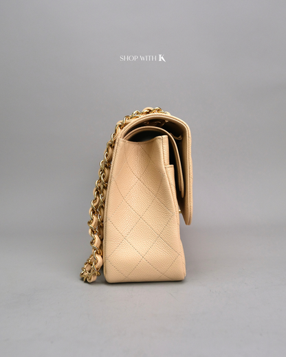 Chanel Classic Jumbo Flap Beige GHW