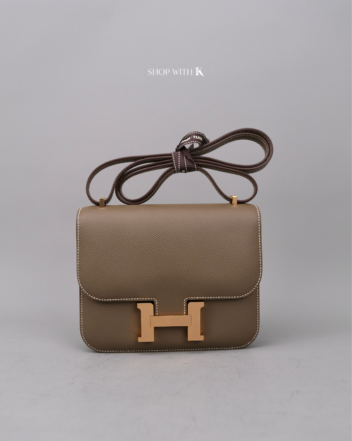 Hermes Constance 18 Etoupe RGHW