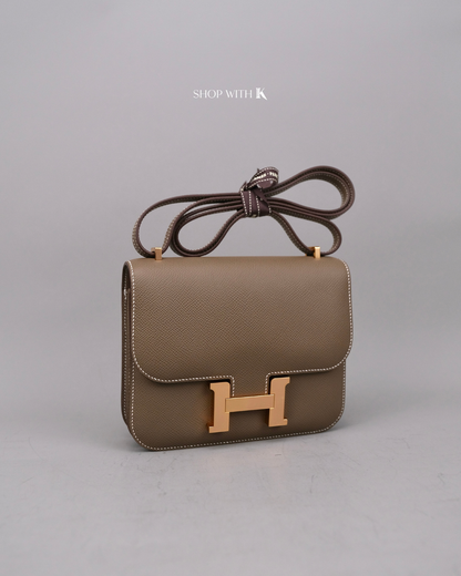 Hermes Constance 18 Etoupe RGHW