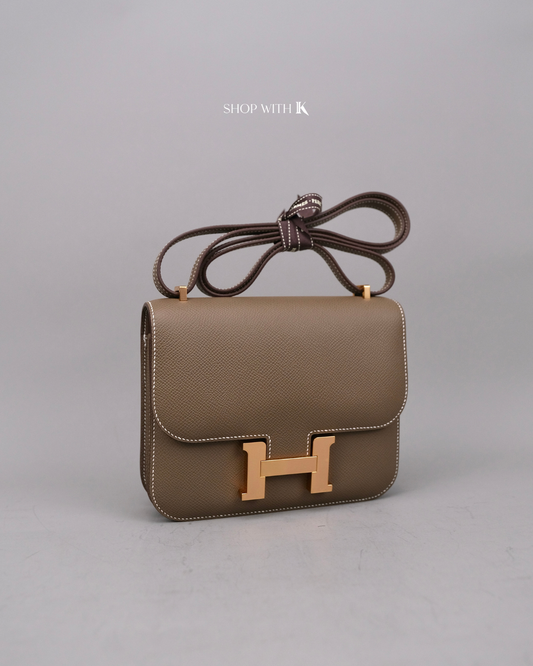 Hermes Constance 18 Etoupe RGHW