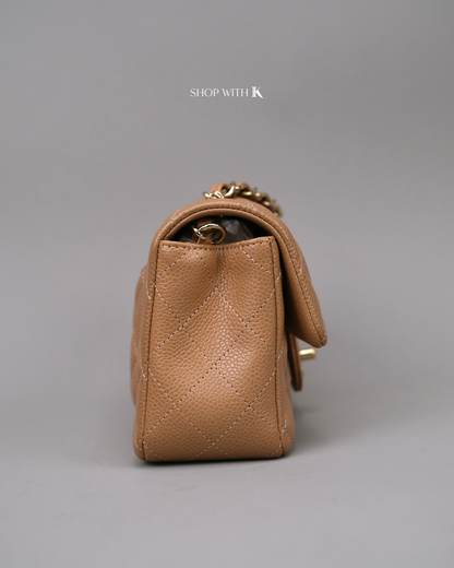 Chanel Mini Rectangle Tan CGHW
