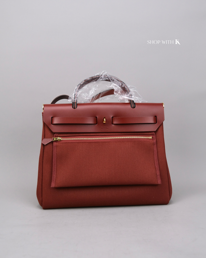 Hermes Herbag 31 Rouge H PHW