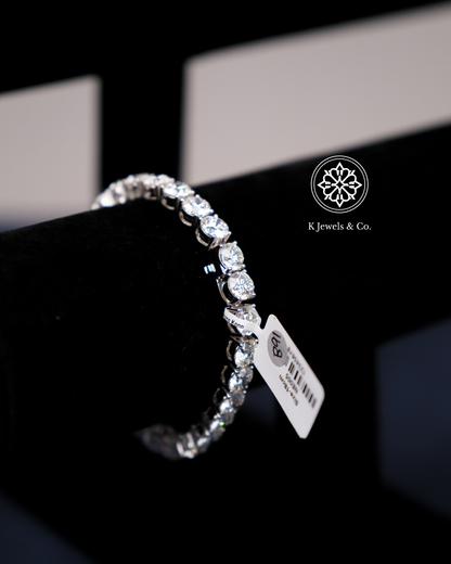 27 ct Tennis Bracelet w/ GIA