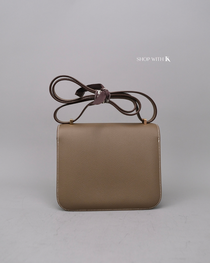 Hermes Constance 18 Etoupe RGHW