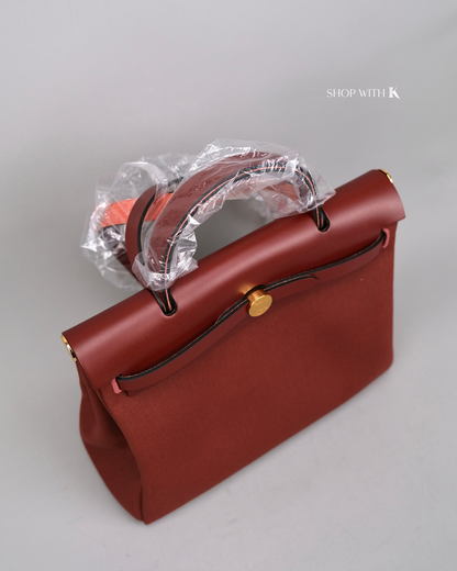 Hermes Herbag 31 Rouge H PHW