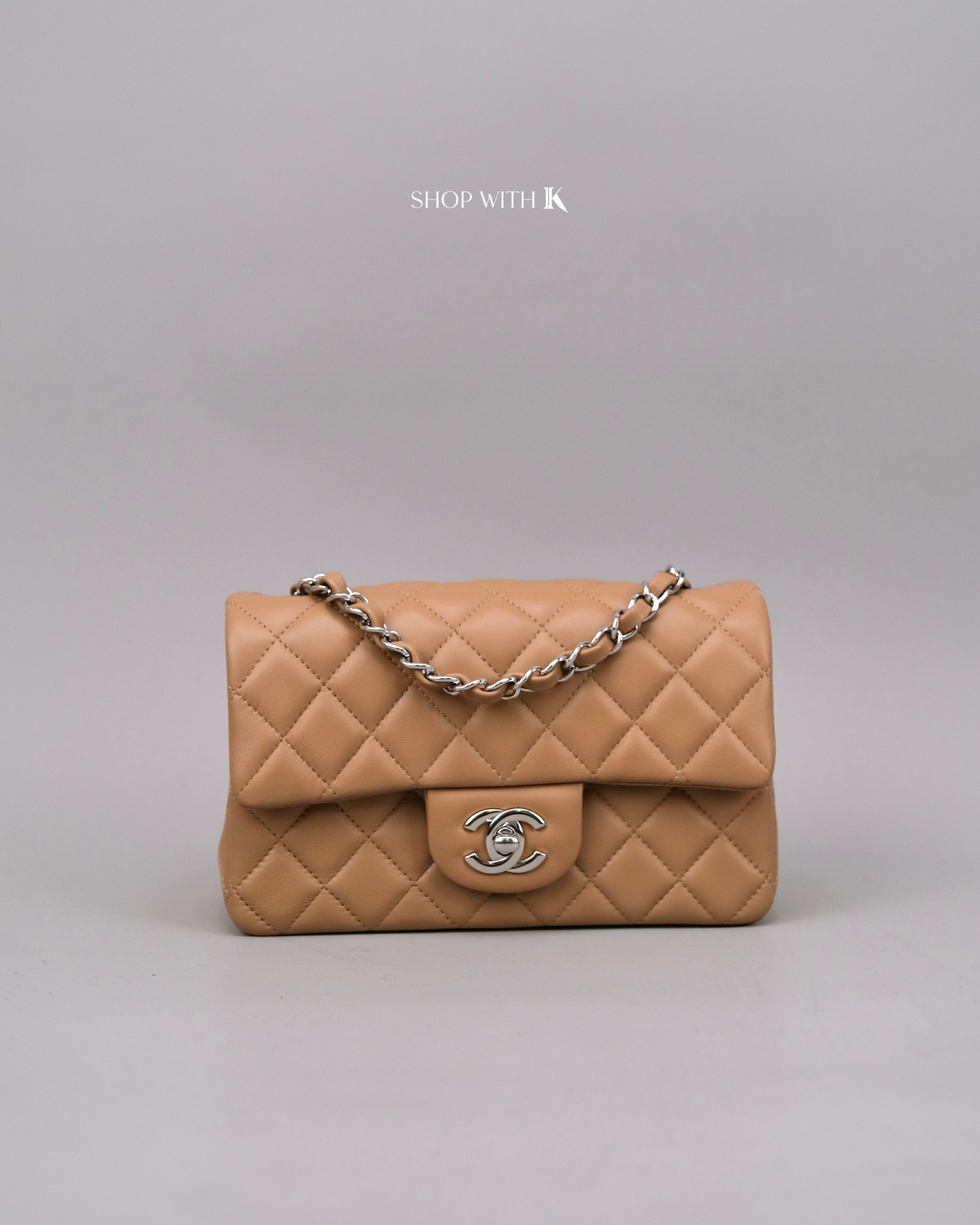 Chanel Mini Rectangle Nude SHW