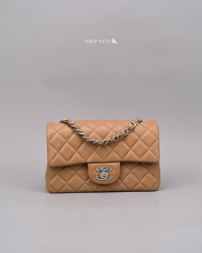 Chanel Mini Rectangle Nude SHW
