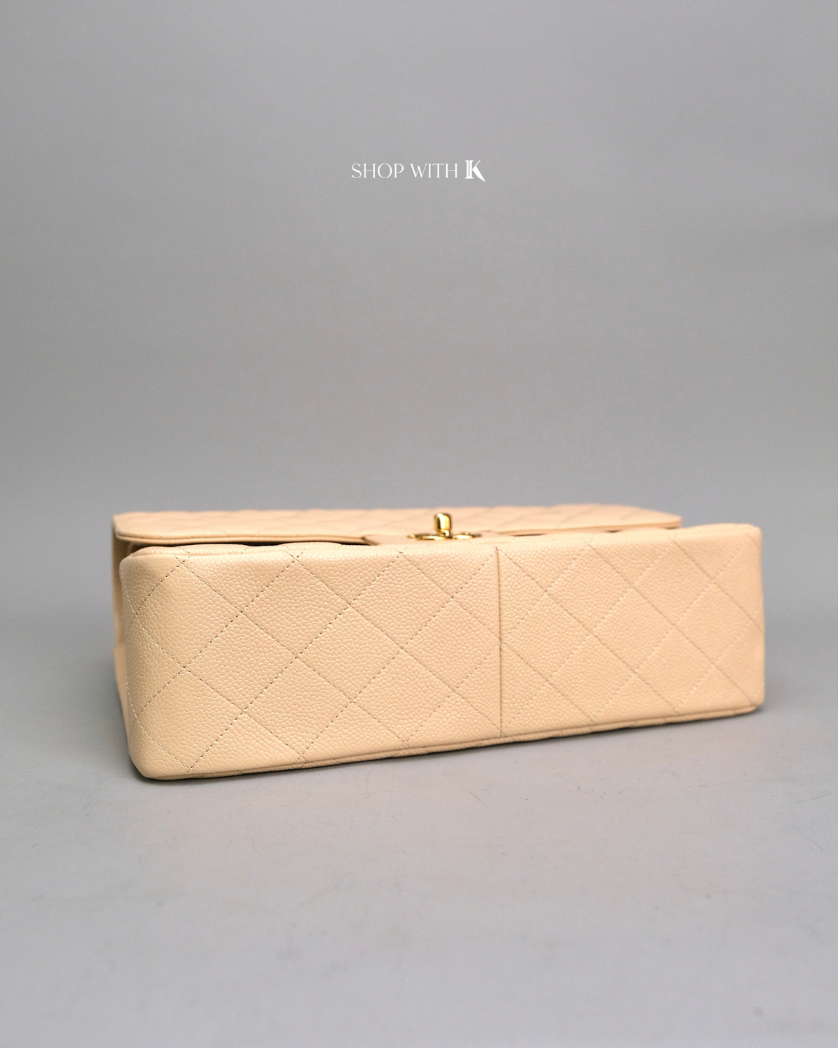 Chanel Classic Jumbo Flap Beige GHW