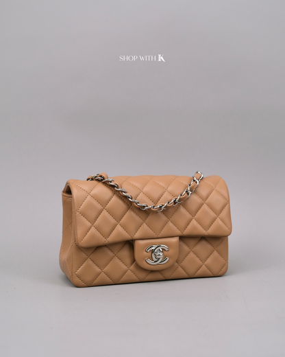 Chanel Mini Rectangle Nude SHW