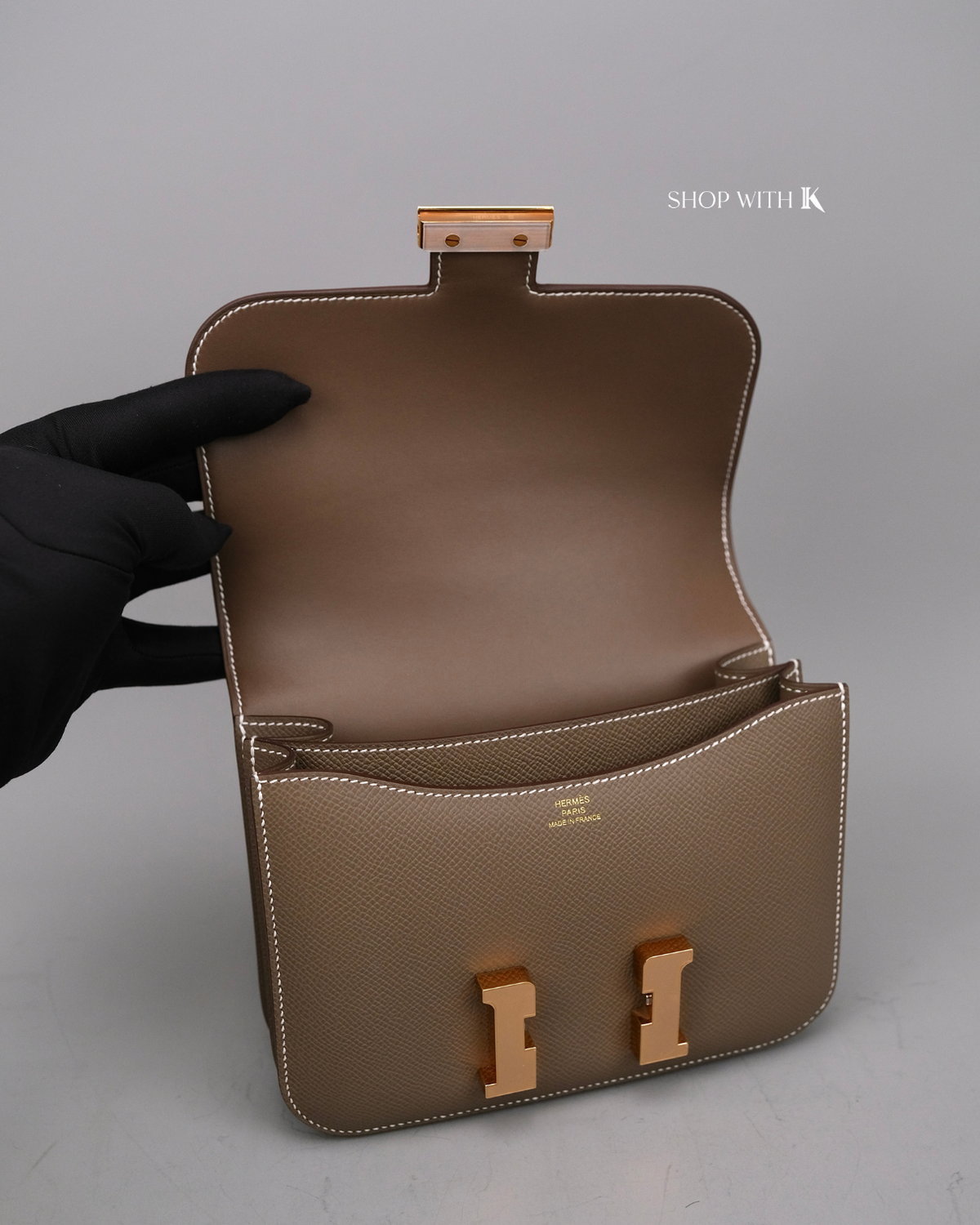 Hermes Constance 18 Etoupe RGHW