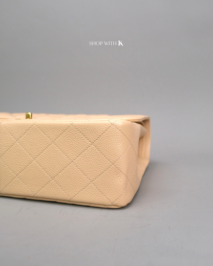 Chanel Classic Jumbo Flap Beige GHW