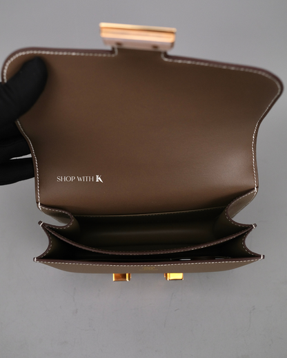 Hermes Constance 18 Etoupe RGHW