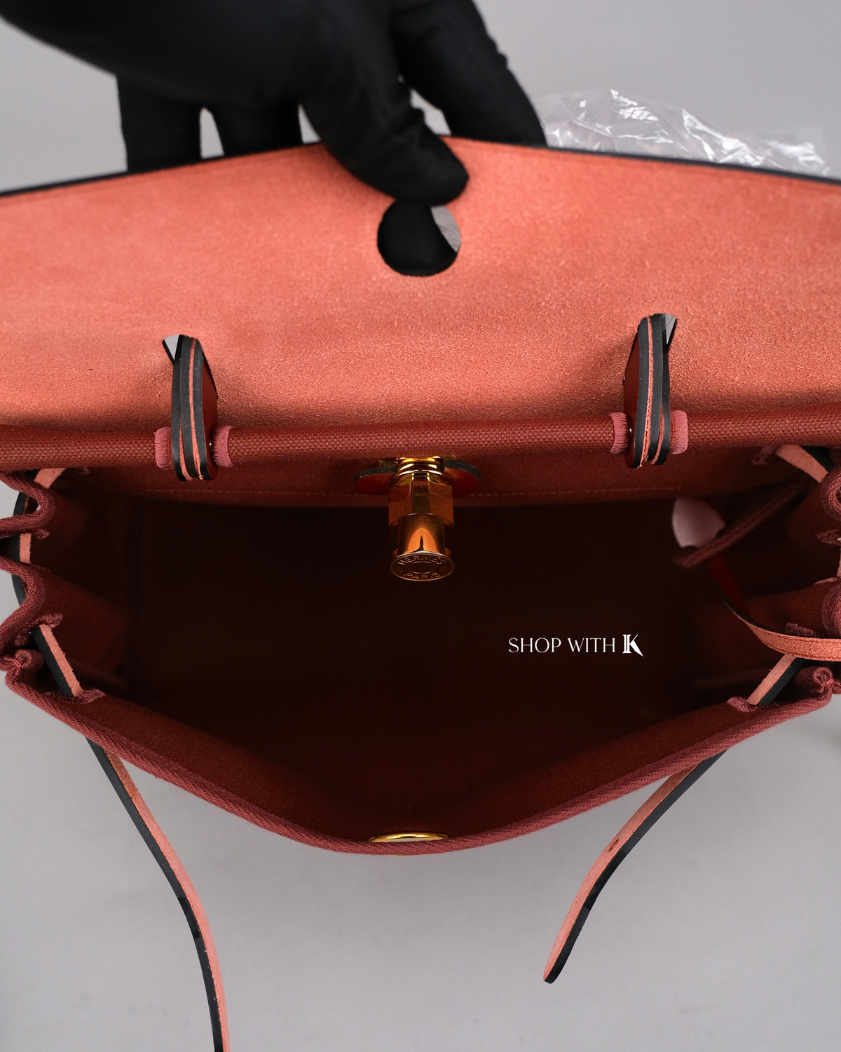Hermes Herbag 31 Rouge H PHW