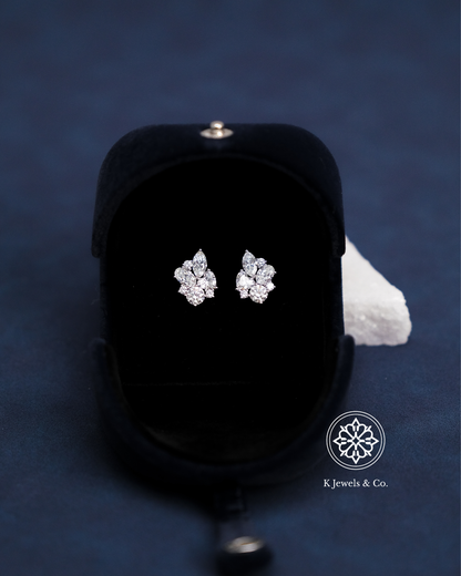 Cluster Multishape Earrings w/ GIA