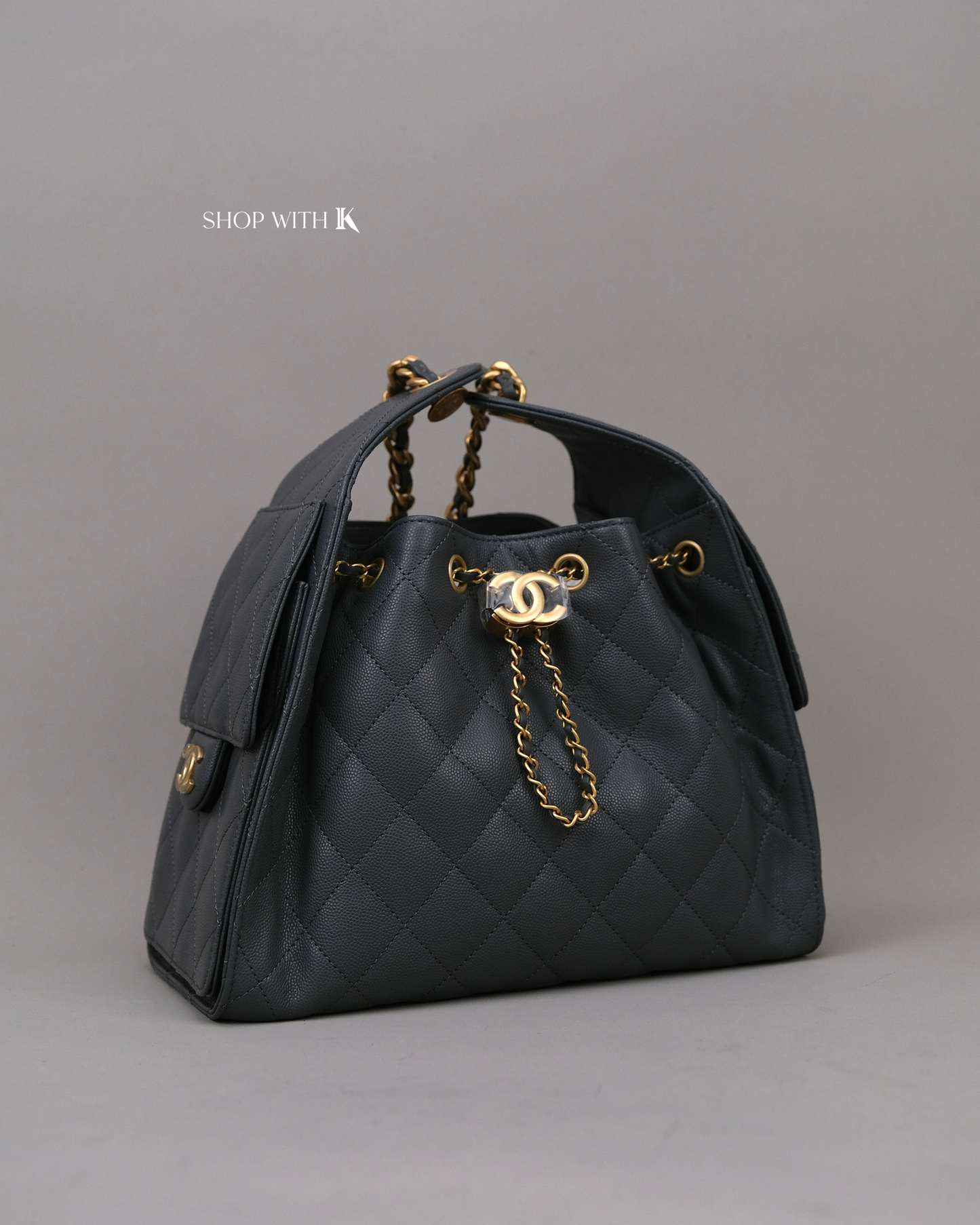 Chanel 25 Small Dark Gray
