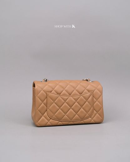 Chanel Mini Rectangle Nude SHW