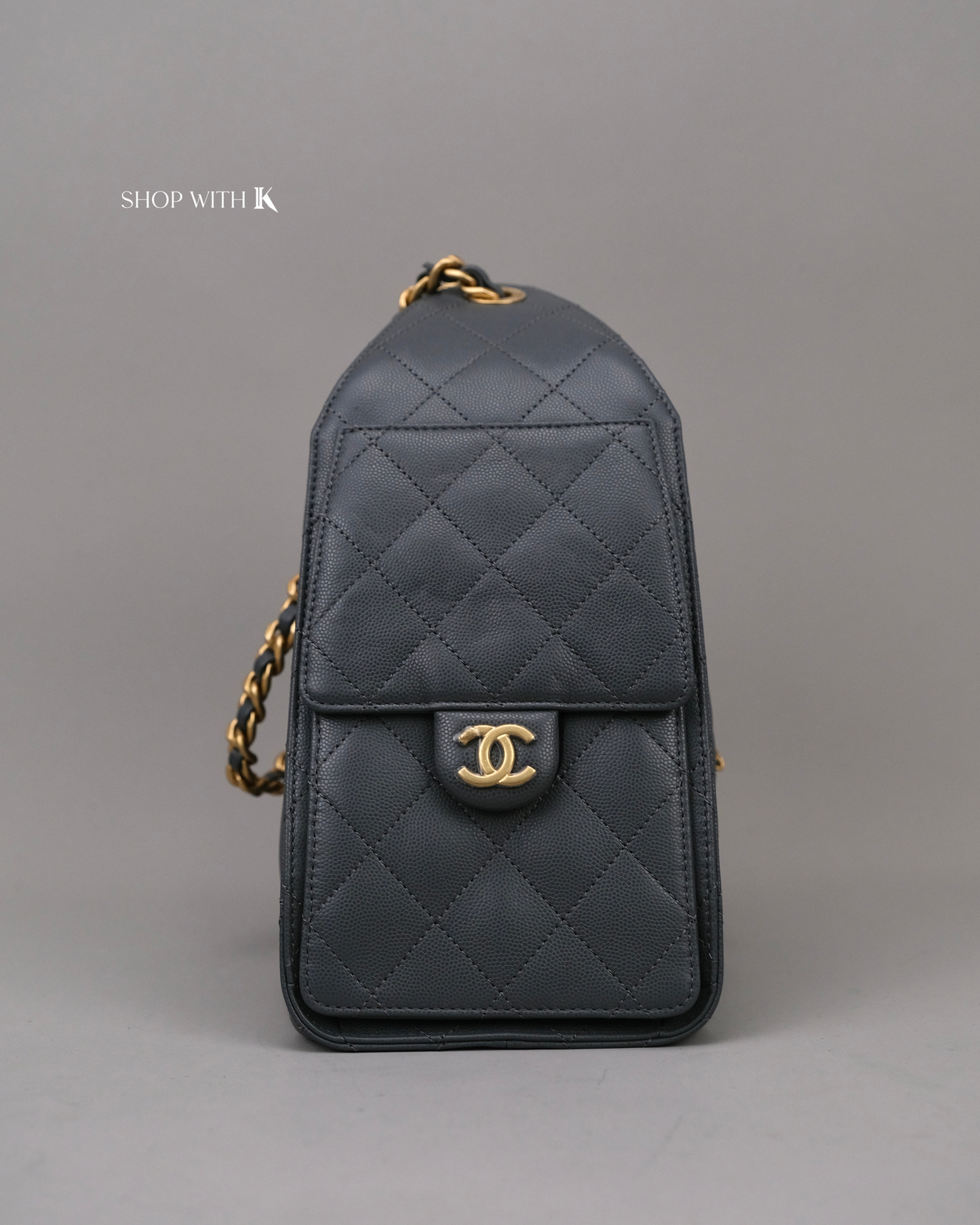 Chanel 25 Small Dark Gray