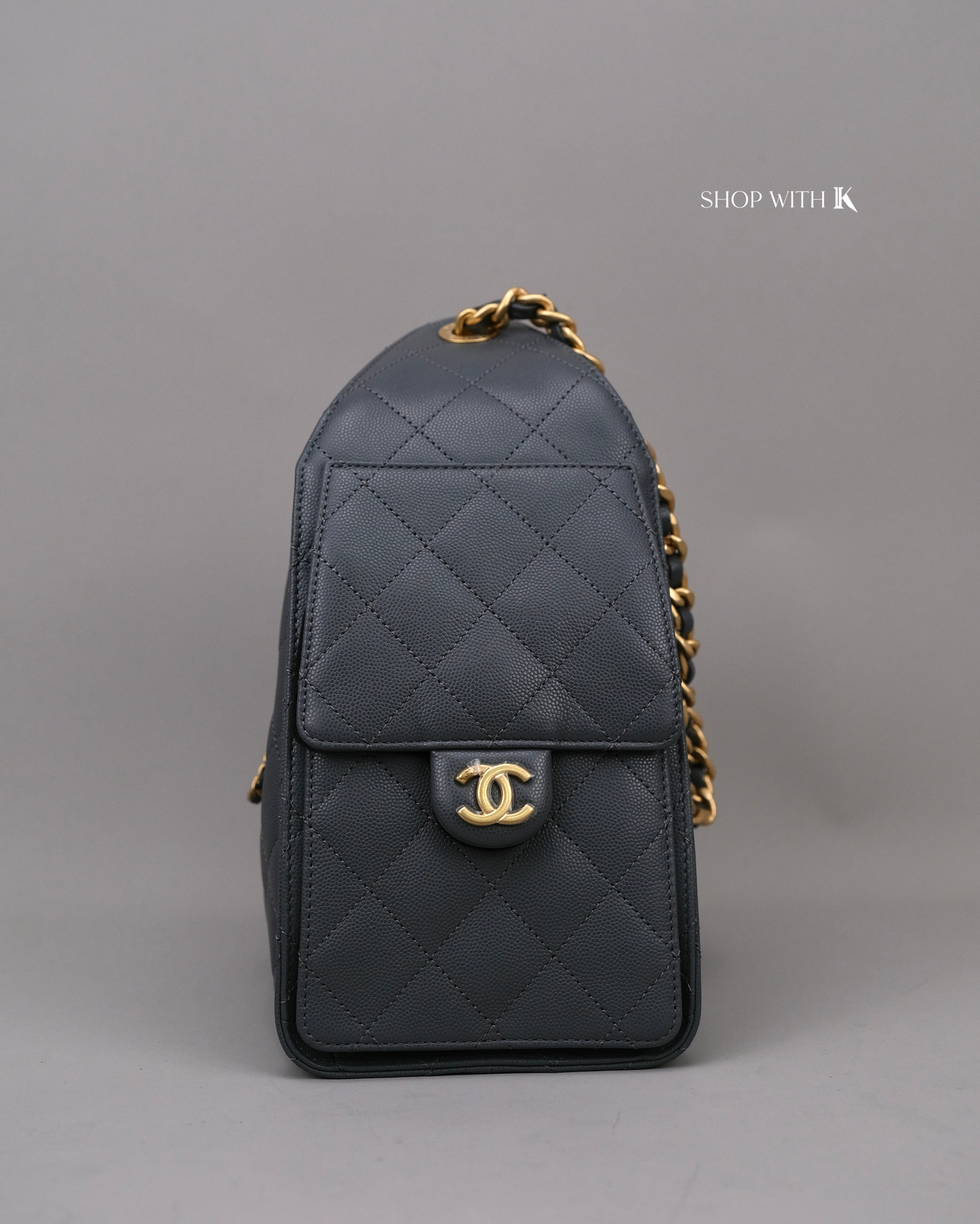 Chanel 25 Small Dark Gray