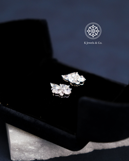 Cluster Multishape Earrings w/ GIA