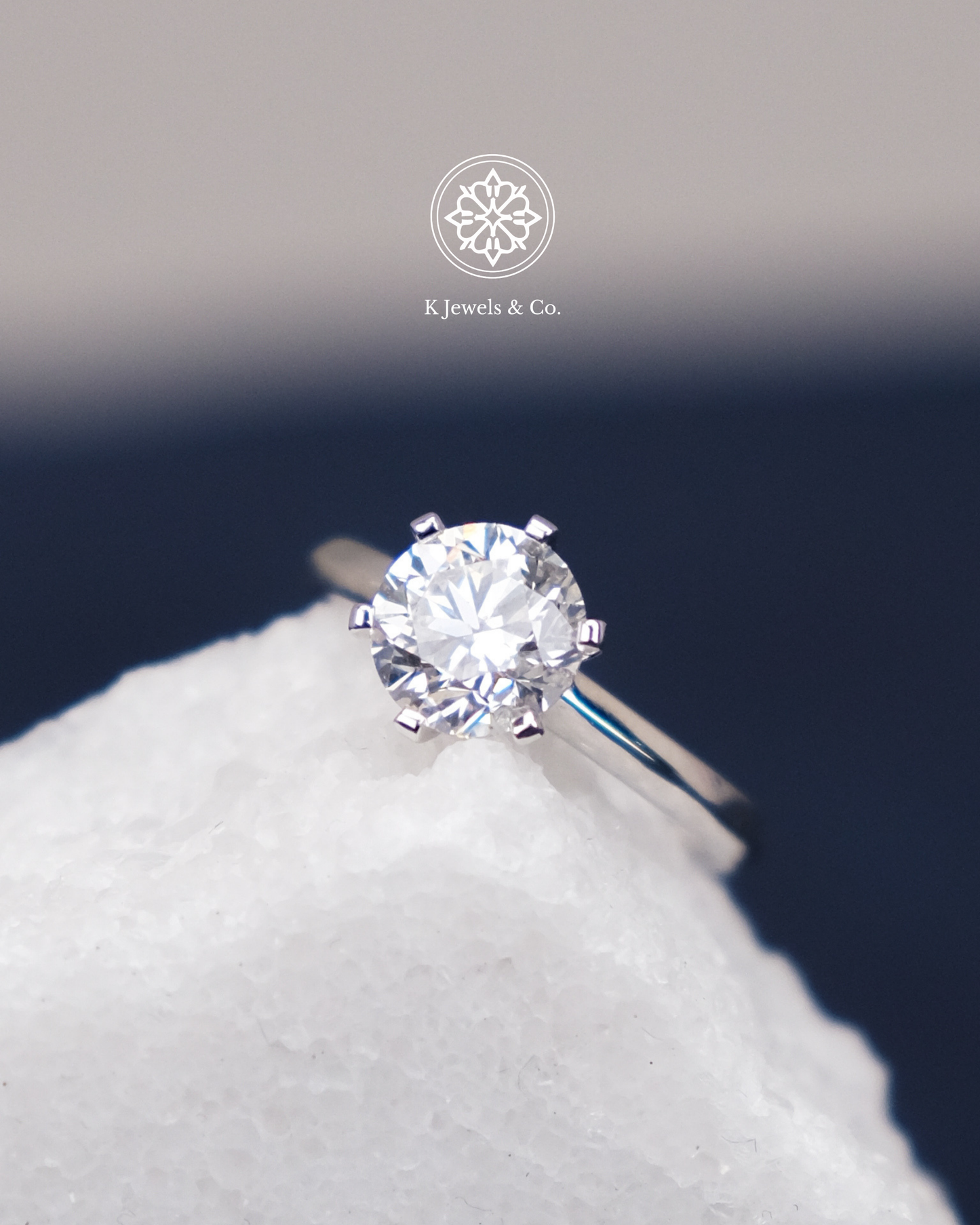 2ct Round Diamond Ring w/ GIA