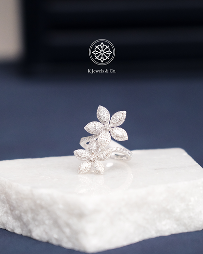 Flower Diamond Ring