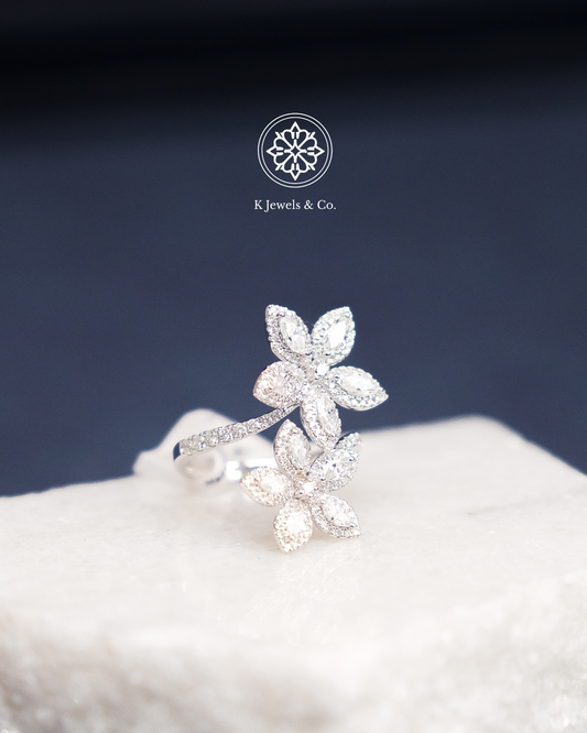 Flower Diamond Ring