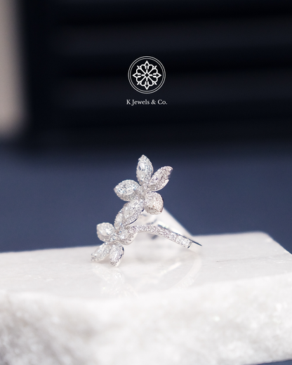 Flower Diamond Ring
