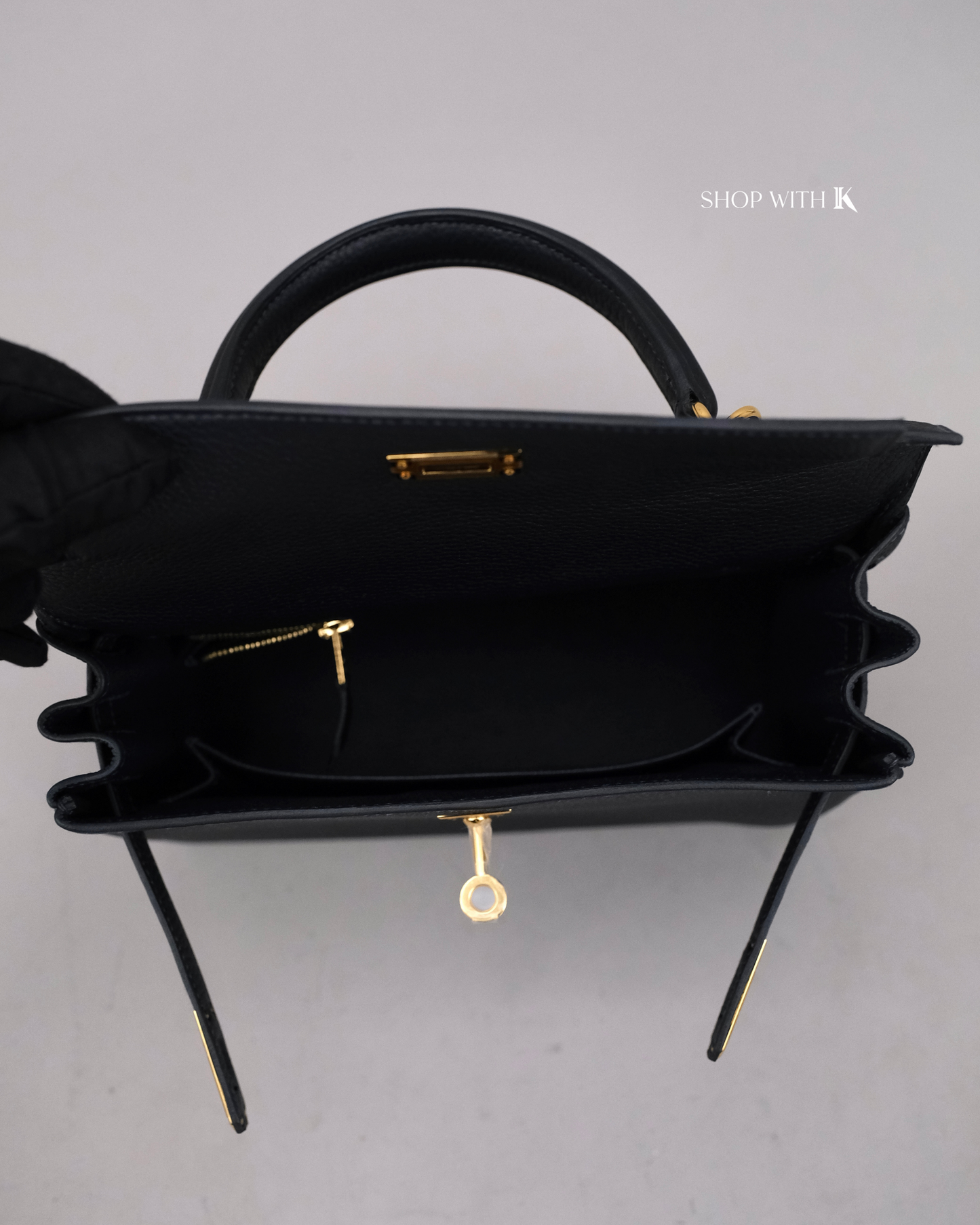 Hermes Kelly 25 Caban GHW