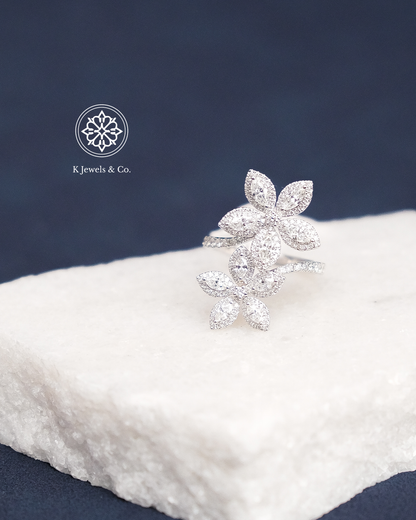 Flower Diamond Ring