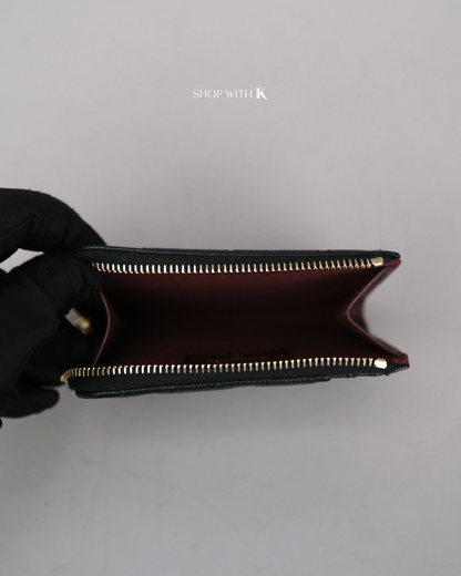 Chanel Zipped Card Holder Black