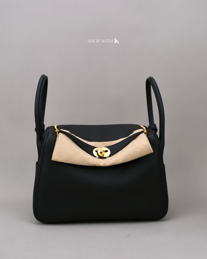 Hermes Lindy 26 Noir GHW
