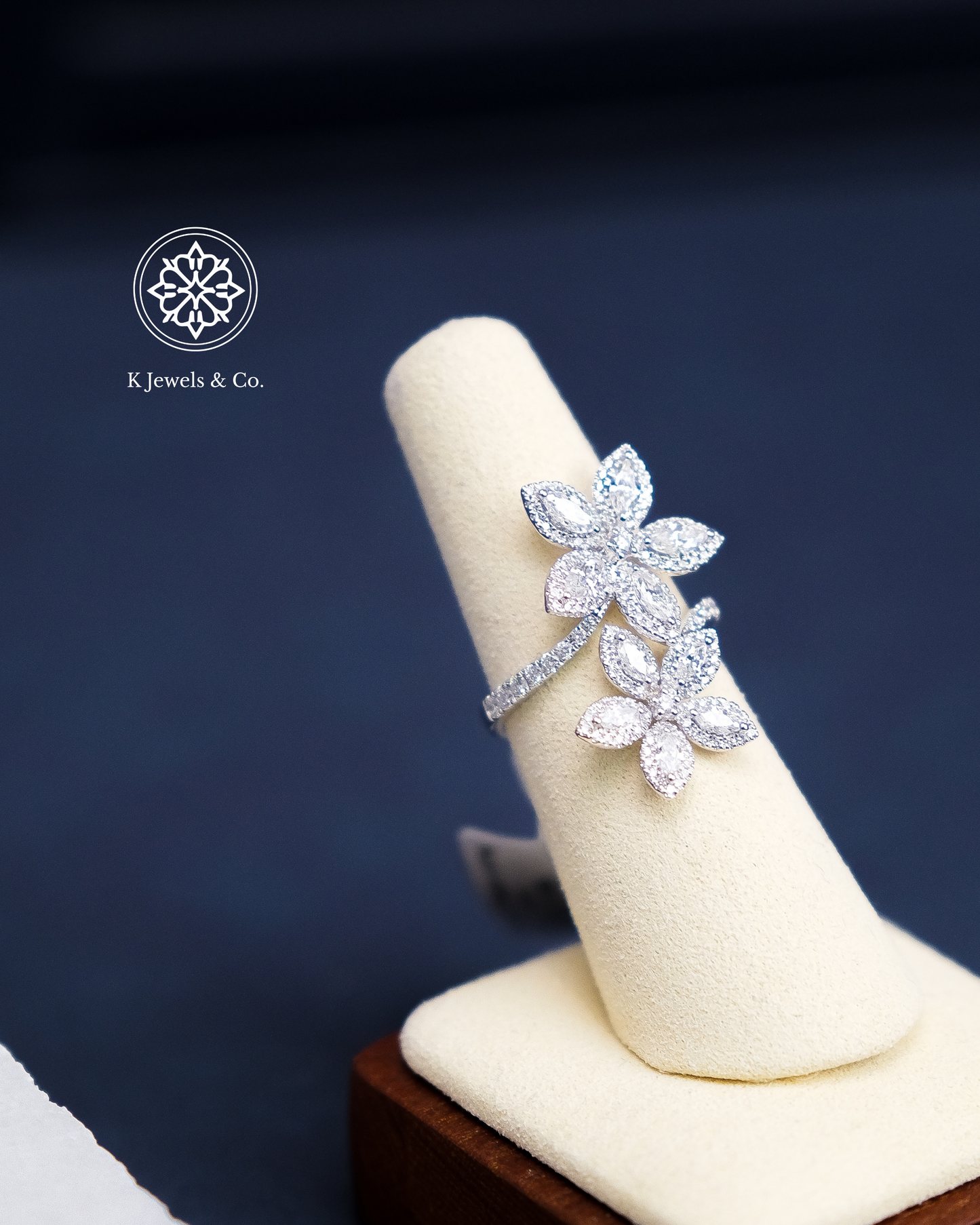 Flower Diamond Ring